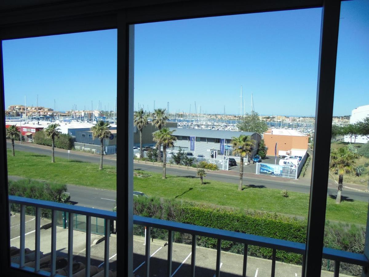 Cap D'Agde 300M Plage Du Mole,Vue Port,Parking,Lave Linge,Piscine Lägenhet Exteriör bild