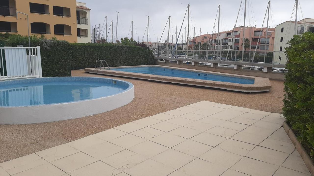 Cap D'Agde 300M Plage Du Mole,Vue Port,Parking,Lave Linge,Piscine Lägenhet Exteriör bild