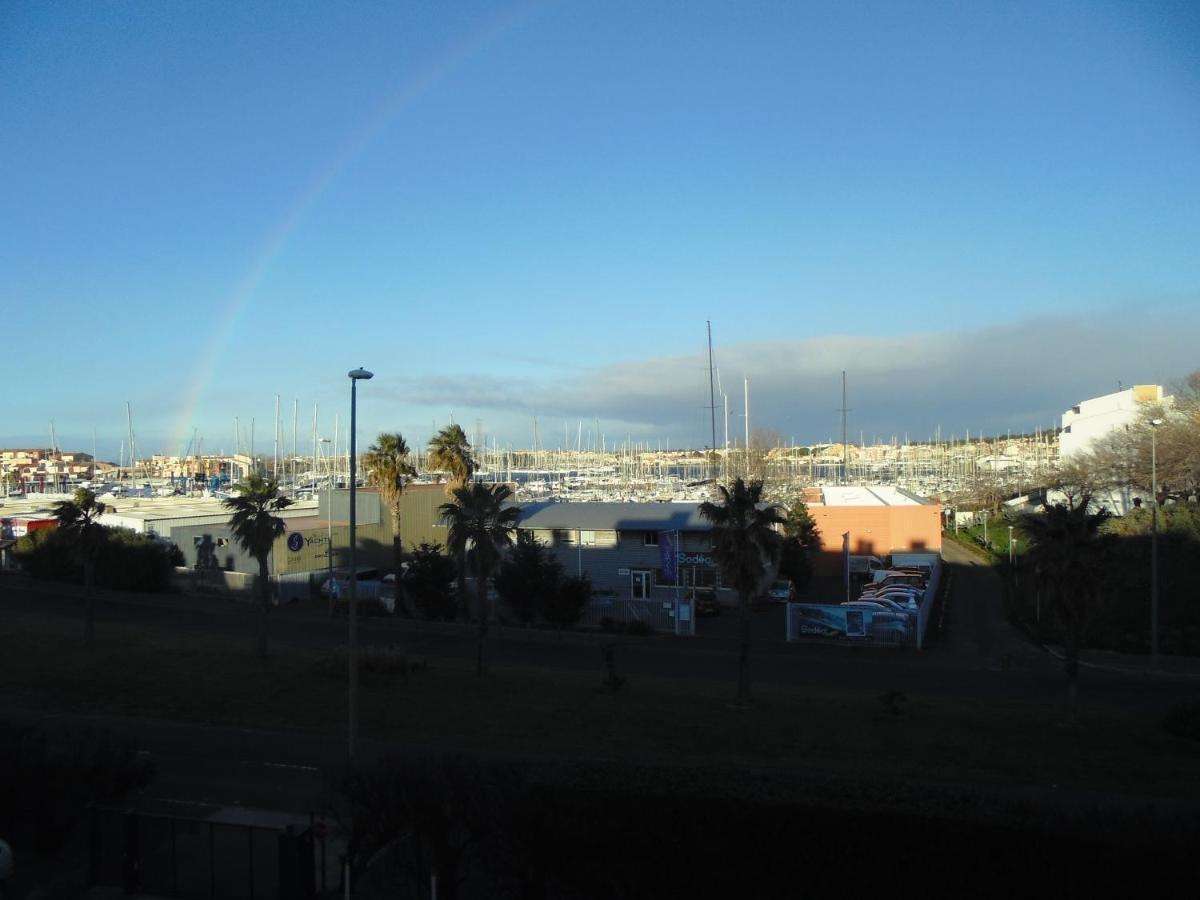 Cap D'Agde 300M Plage Du Mole,Vue Port,Parking,Lave Linge,Piscine Lägenhet Exteriör bild