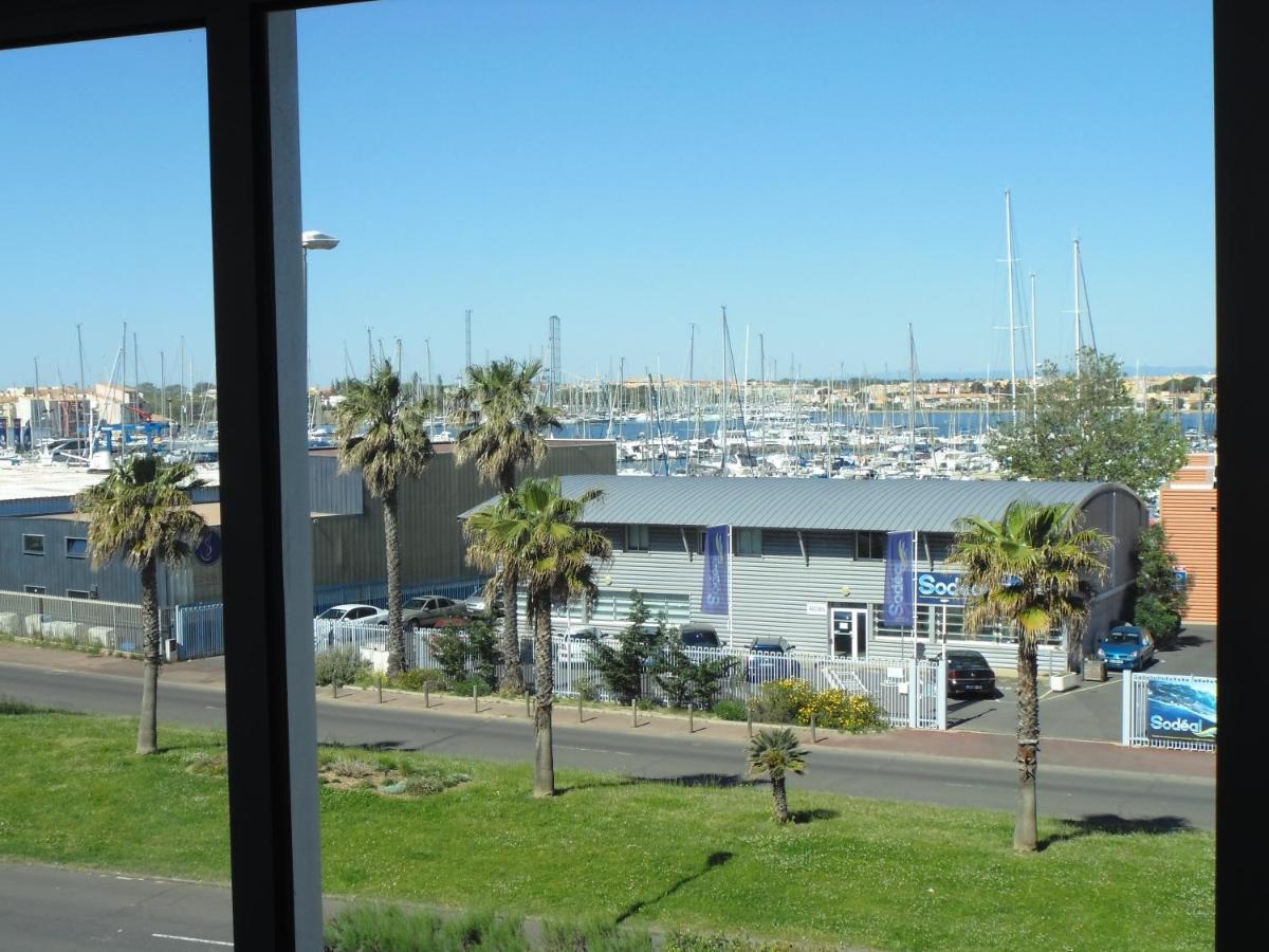 Cap D'Agde 300M Plage Du Mole,Vue Port,Parking,Lave Linge,Piscine Lägenhet Exteriör bild