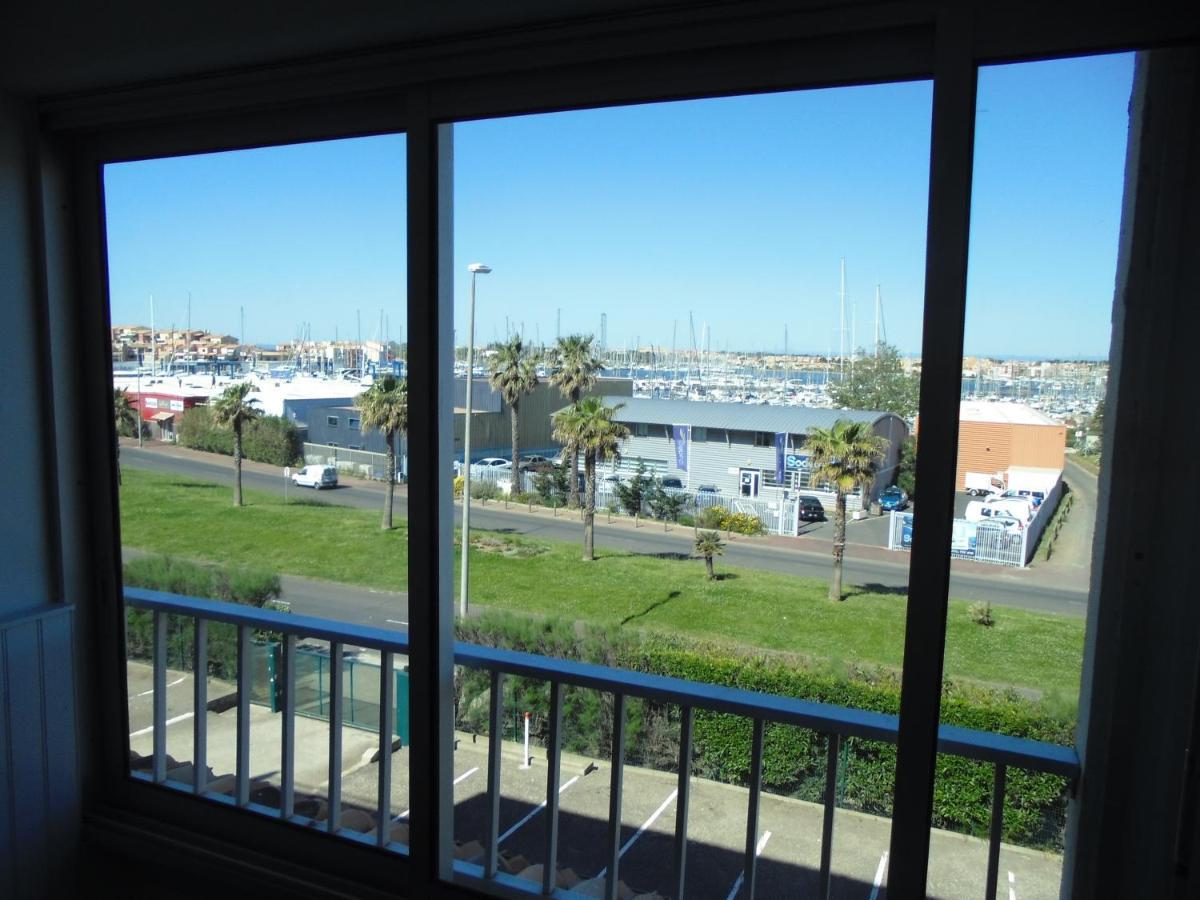 Cap D'Agde 300M Plage Du Mole,Vue Port,Parking,Lave Linge,Piscine Lägenhet Exteriör bild
